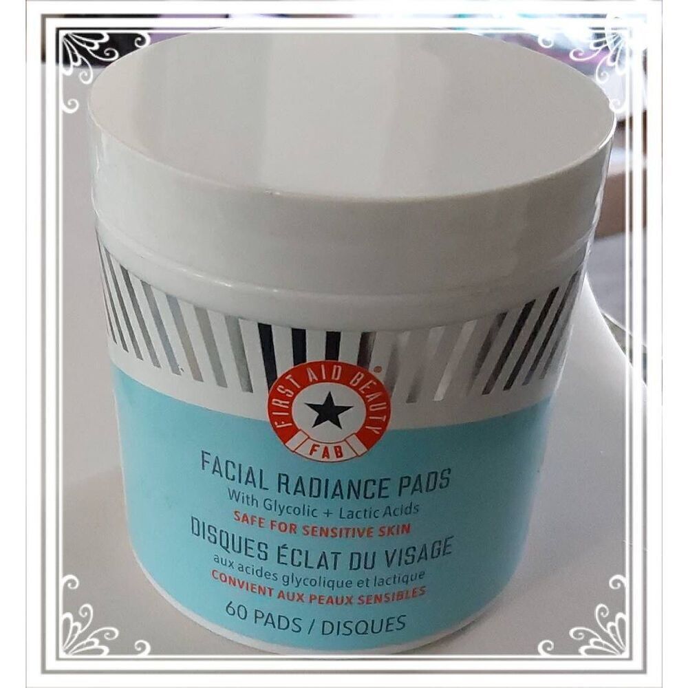 New~FIRST AID BEAUTY Facial Radiance Pads~60 Pads
